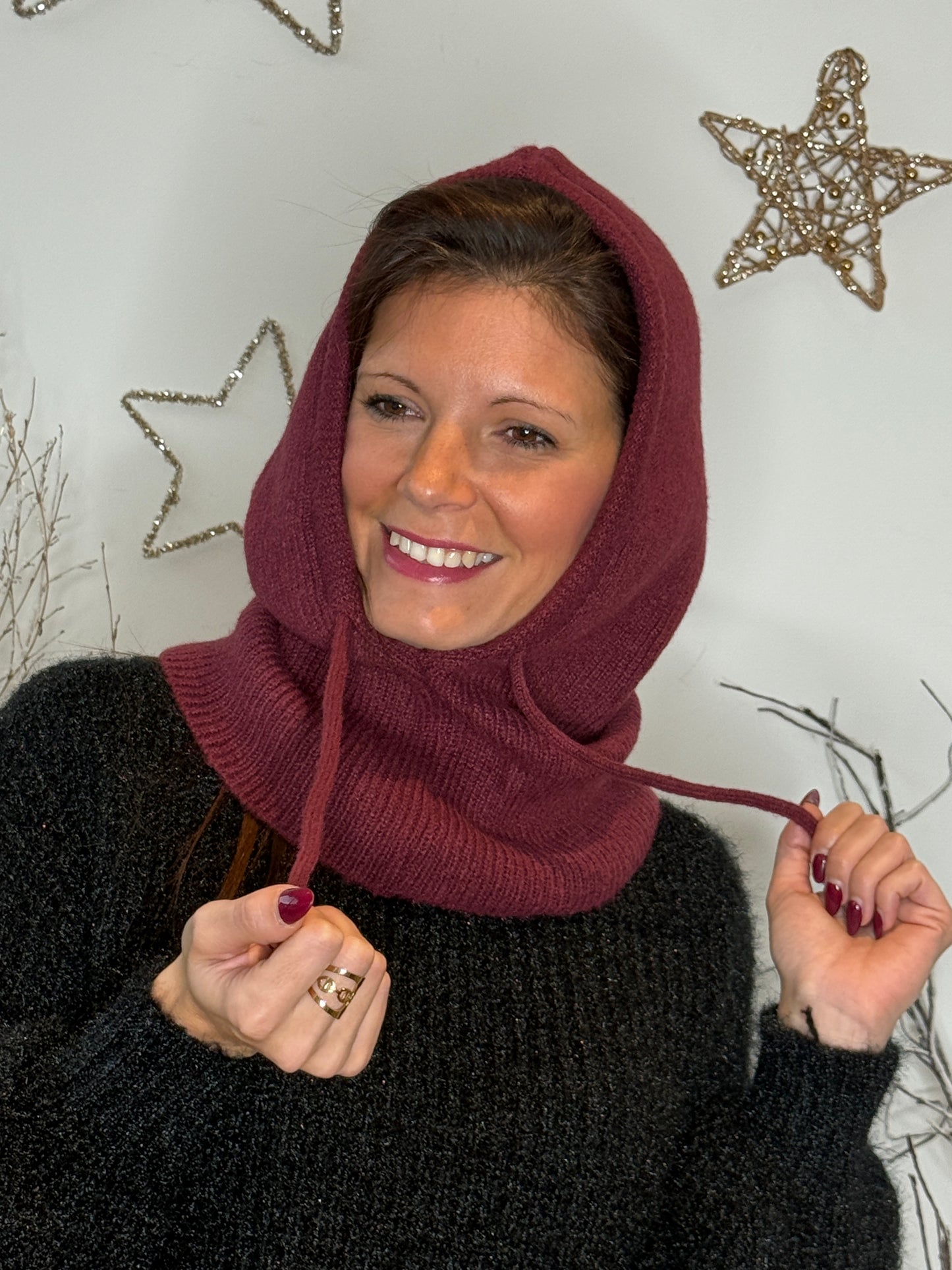 Cagoule Cécile bordeaux