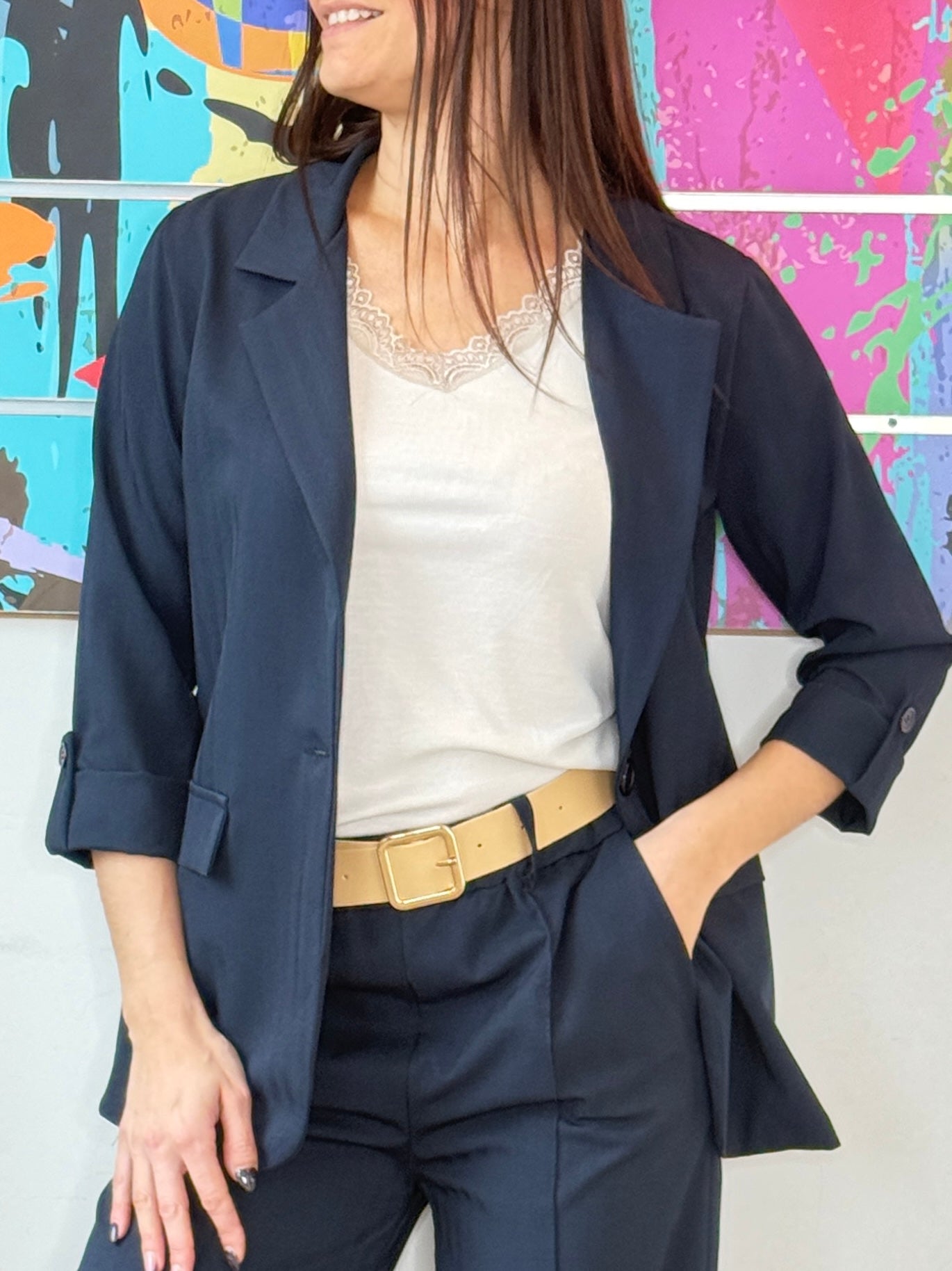 Blazer Kalia bleu marine