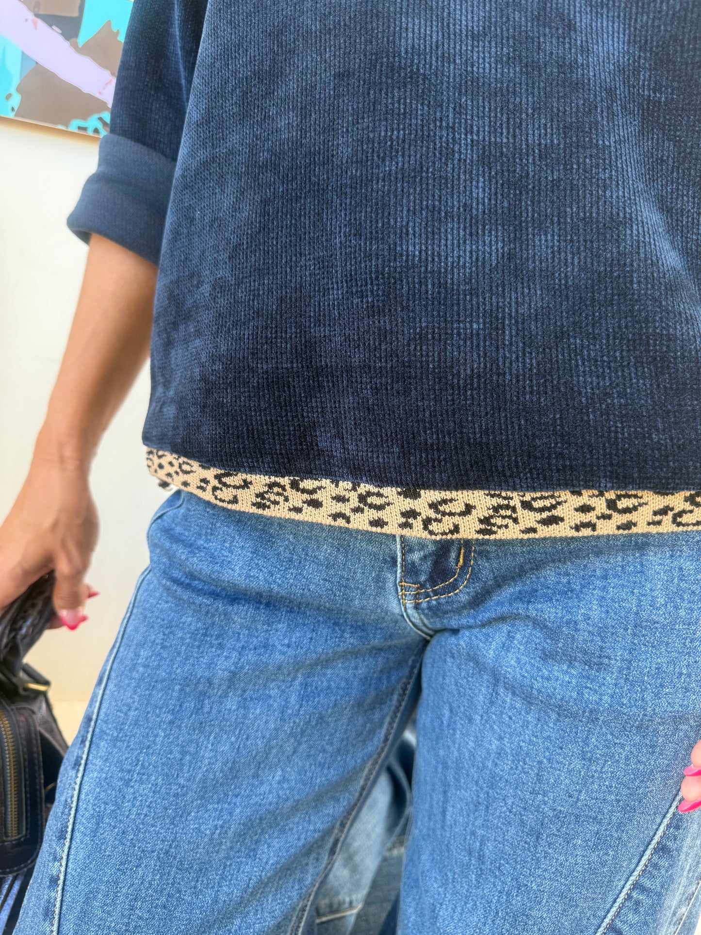 Pull Mya bleu marine