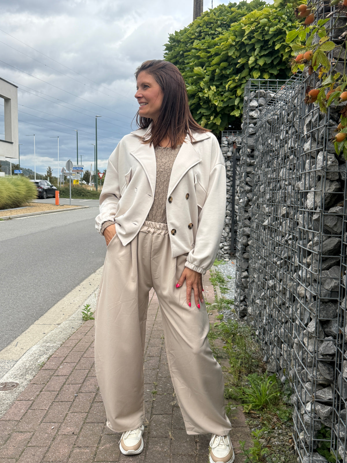 Pantalon Diana beige
