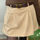 Jupe short Talia cappucino
