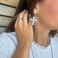 Boucles d'oreilles croix