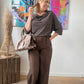 Pantalon Jessica marron