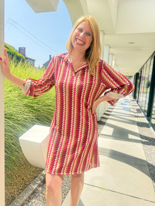 Robe Estelle fuchsia
