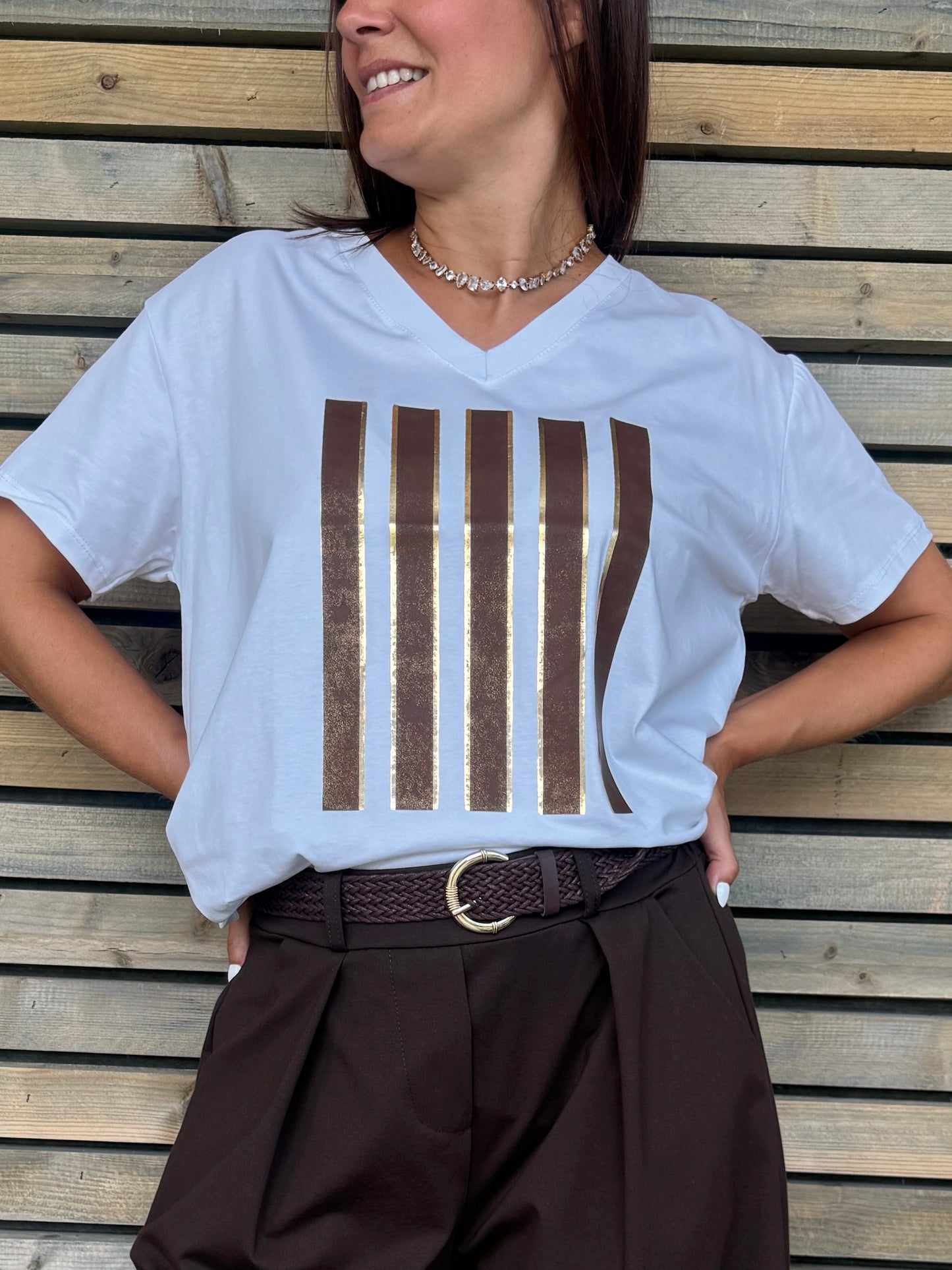 T-shirt Chelsea chocolat