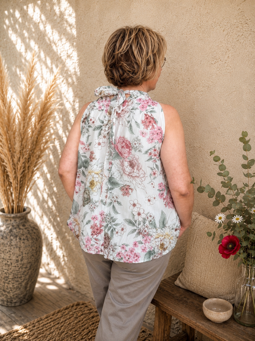 Blouse Costa rose