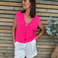 Débardeur gilet Fritz fuchsia