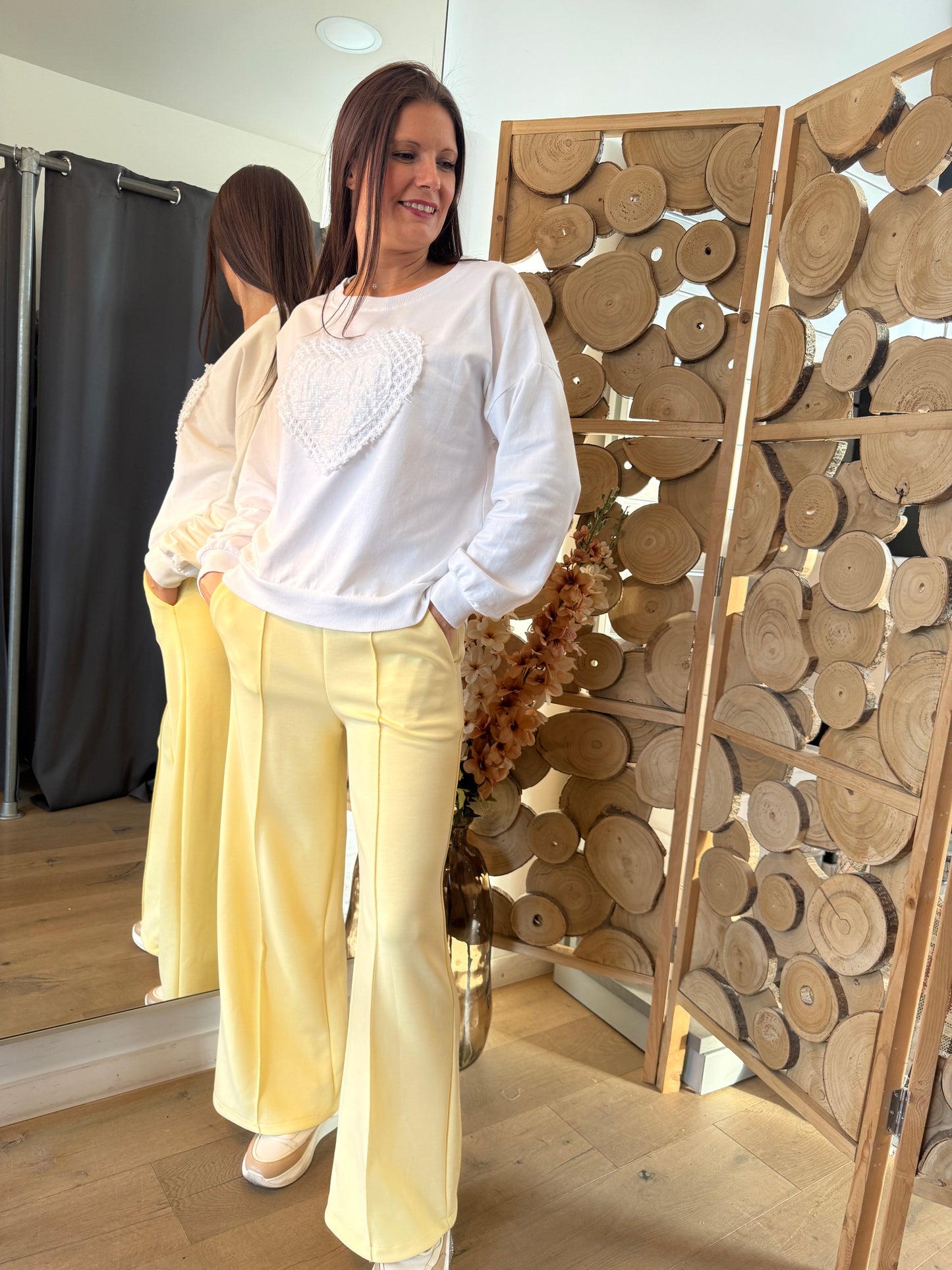Pantalon Essentiel jaune