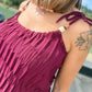 Top Alice Aubergine
