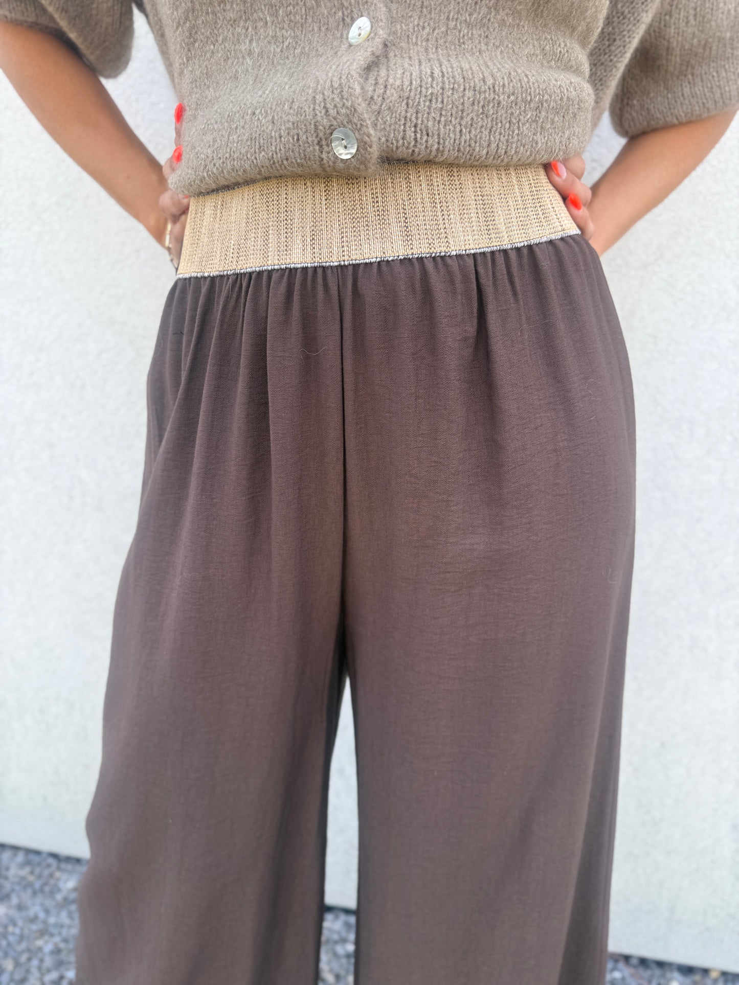 Pantalon Dune chocolat
