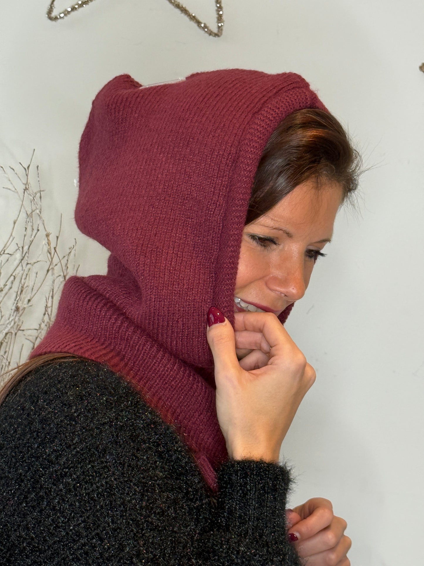 Cagoule Cécile bordeaux