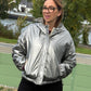 Veste réversible Molly taupe métallisé
