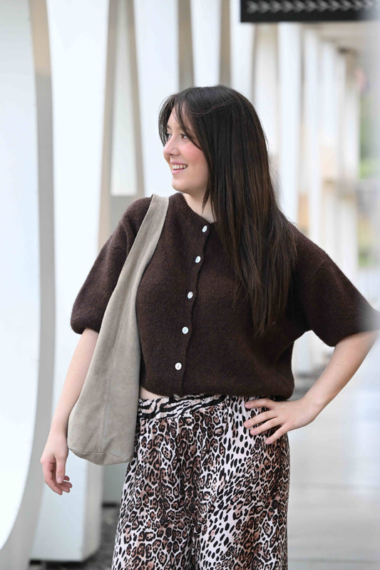 Gilet Cosy choco