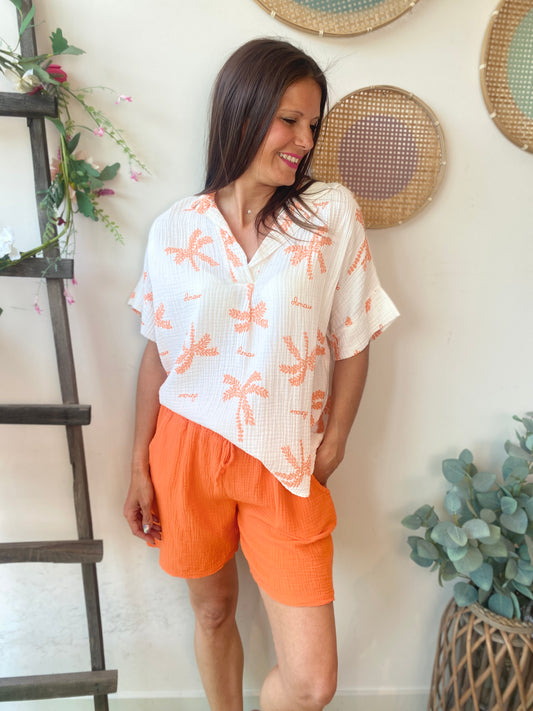 Short Louise orange