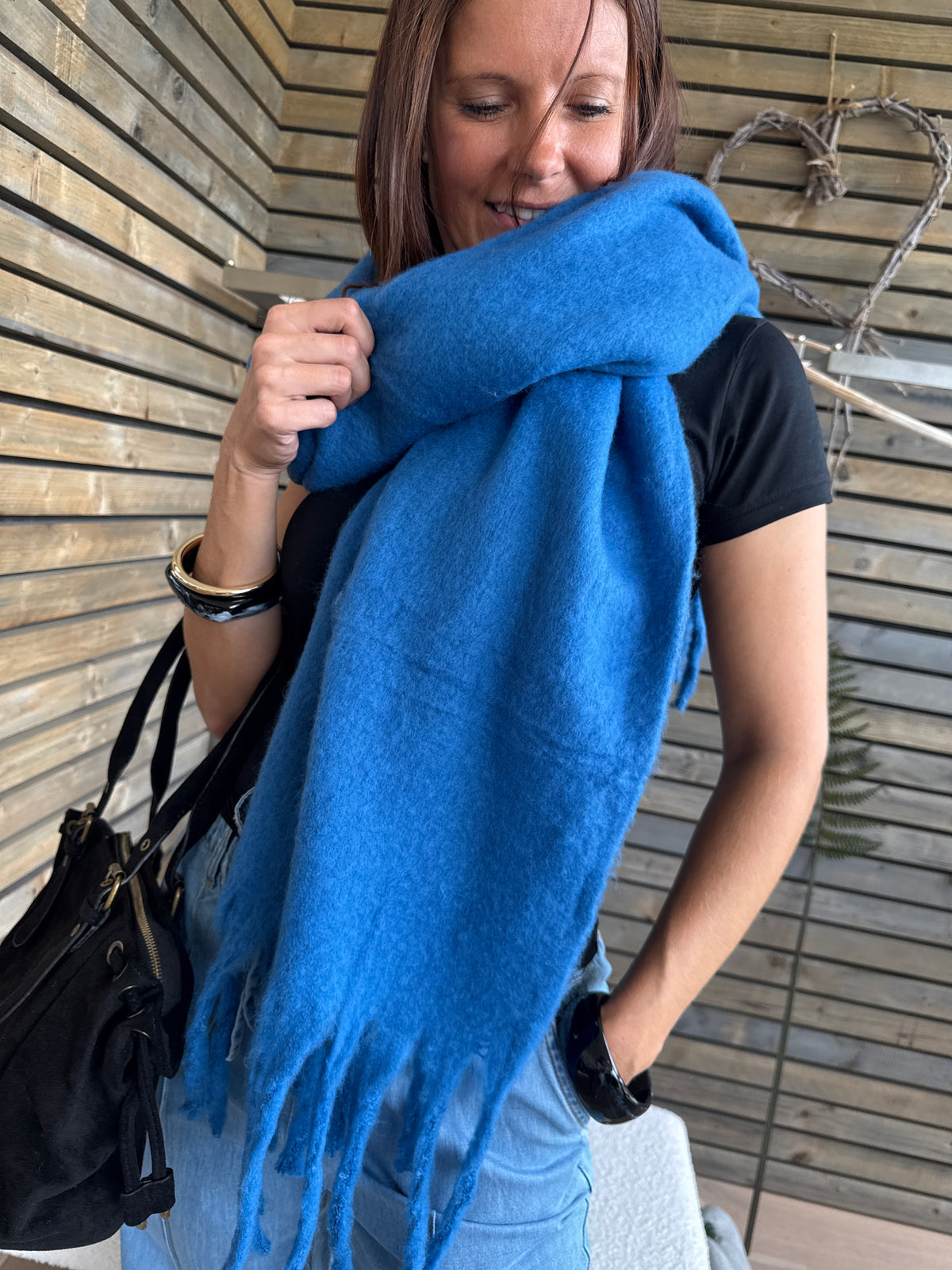 Echarpe Dona bleu