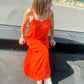 Robe Cléo orange
