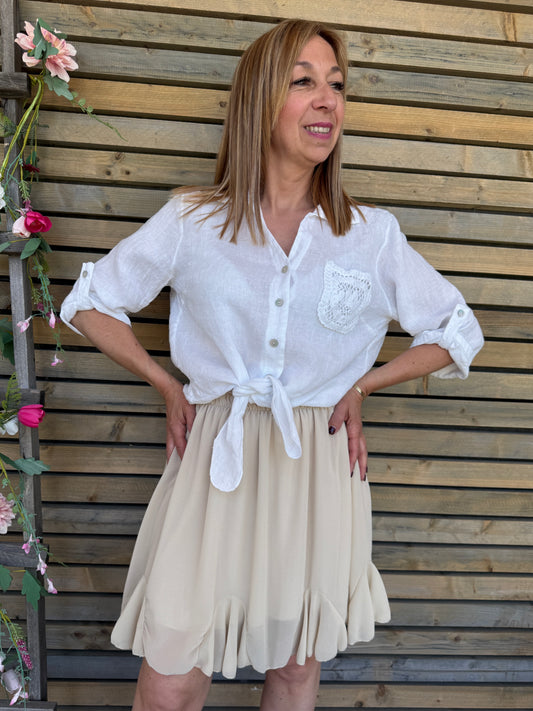 Jupe Phybie beige