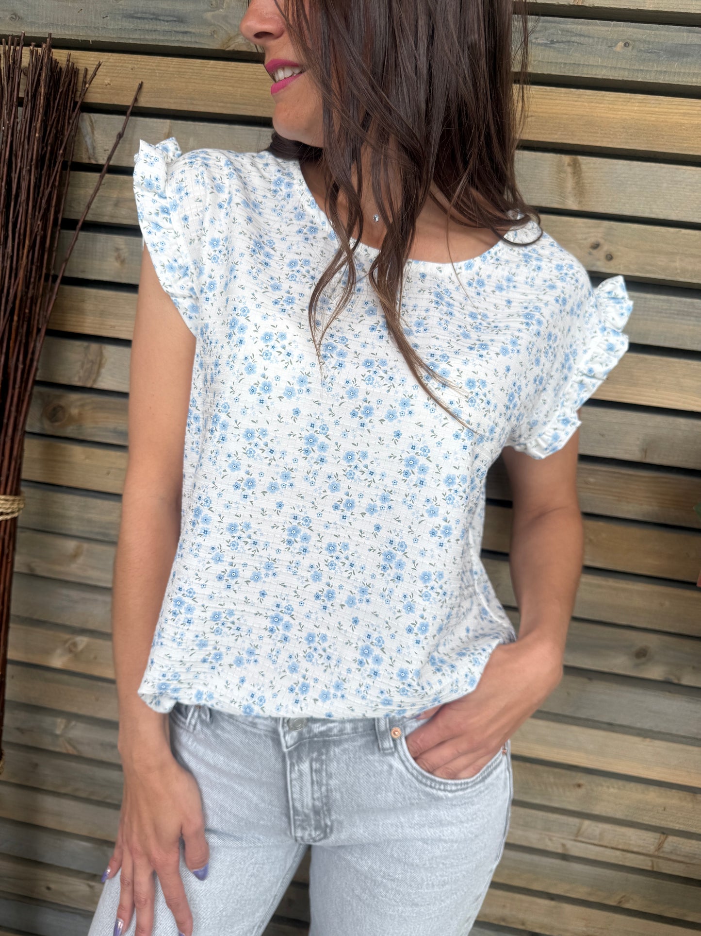 Blouse Lisette bleu clair