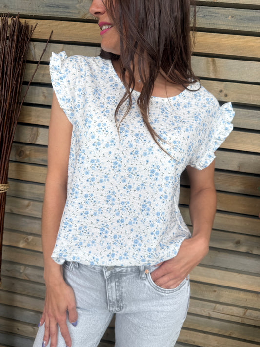 Blouse Lisette bleu clair