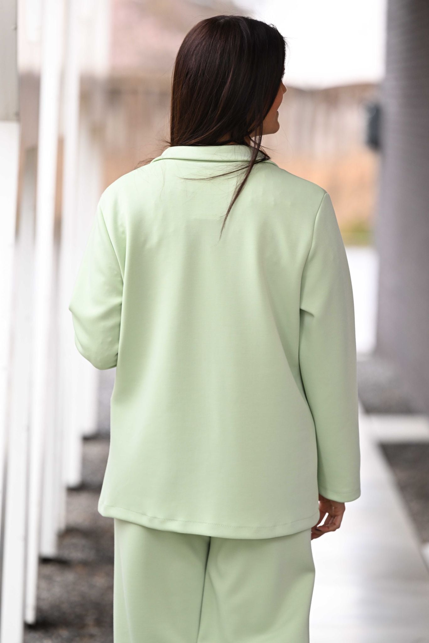 Blazer Flora vert pistache