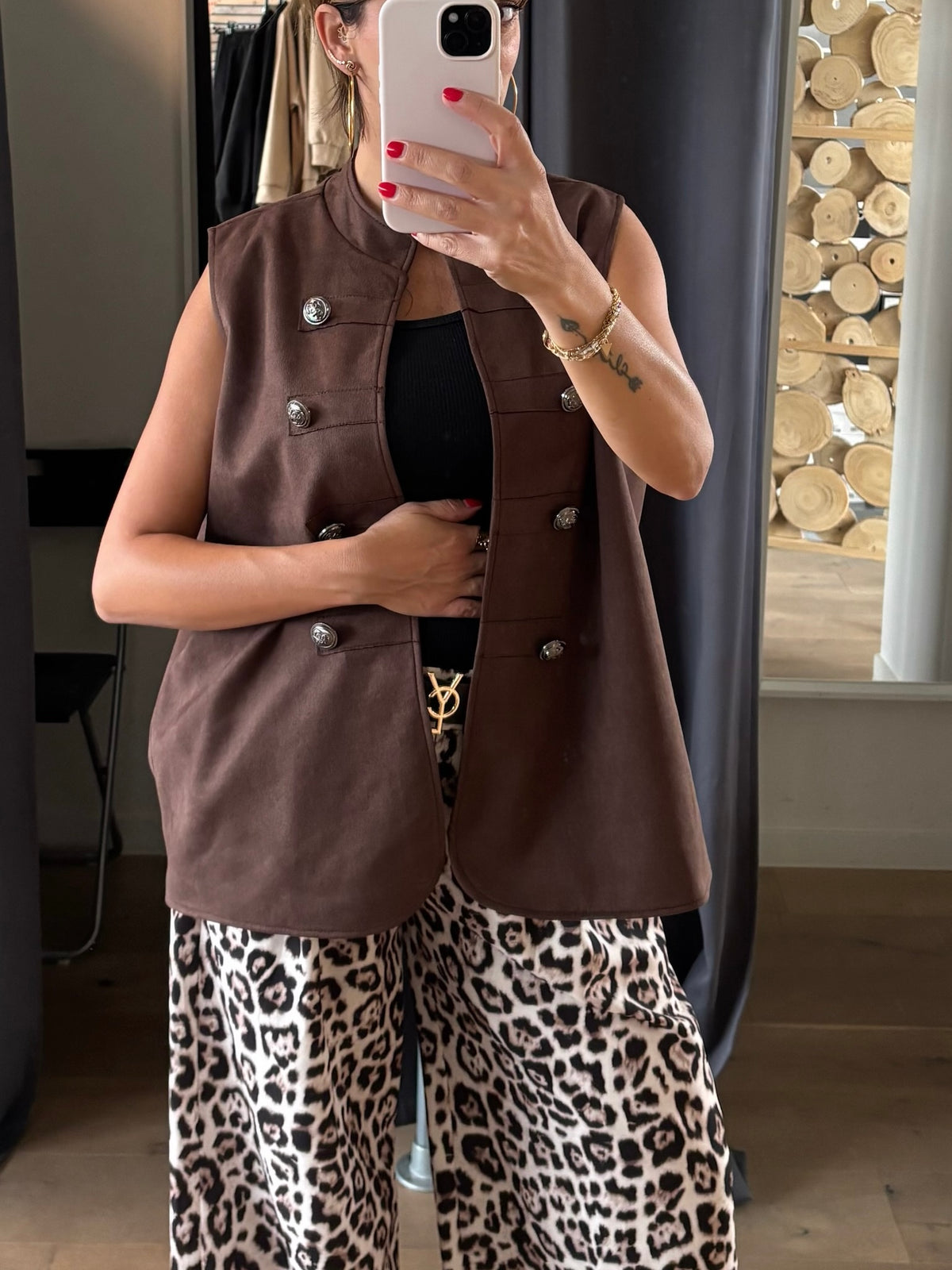 Gilet Electra chocolat
