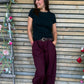 Pantalon Lola bordeaux