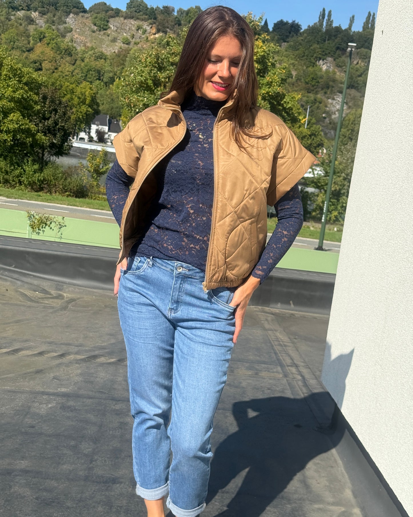 Sous-pull Adèle bleu marine