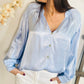 Blouse Sonia bleu ciel