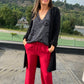 Pantalon Jessica CERISE