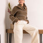 Pull Amandine marron