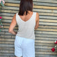 Short Palma blanc
