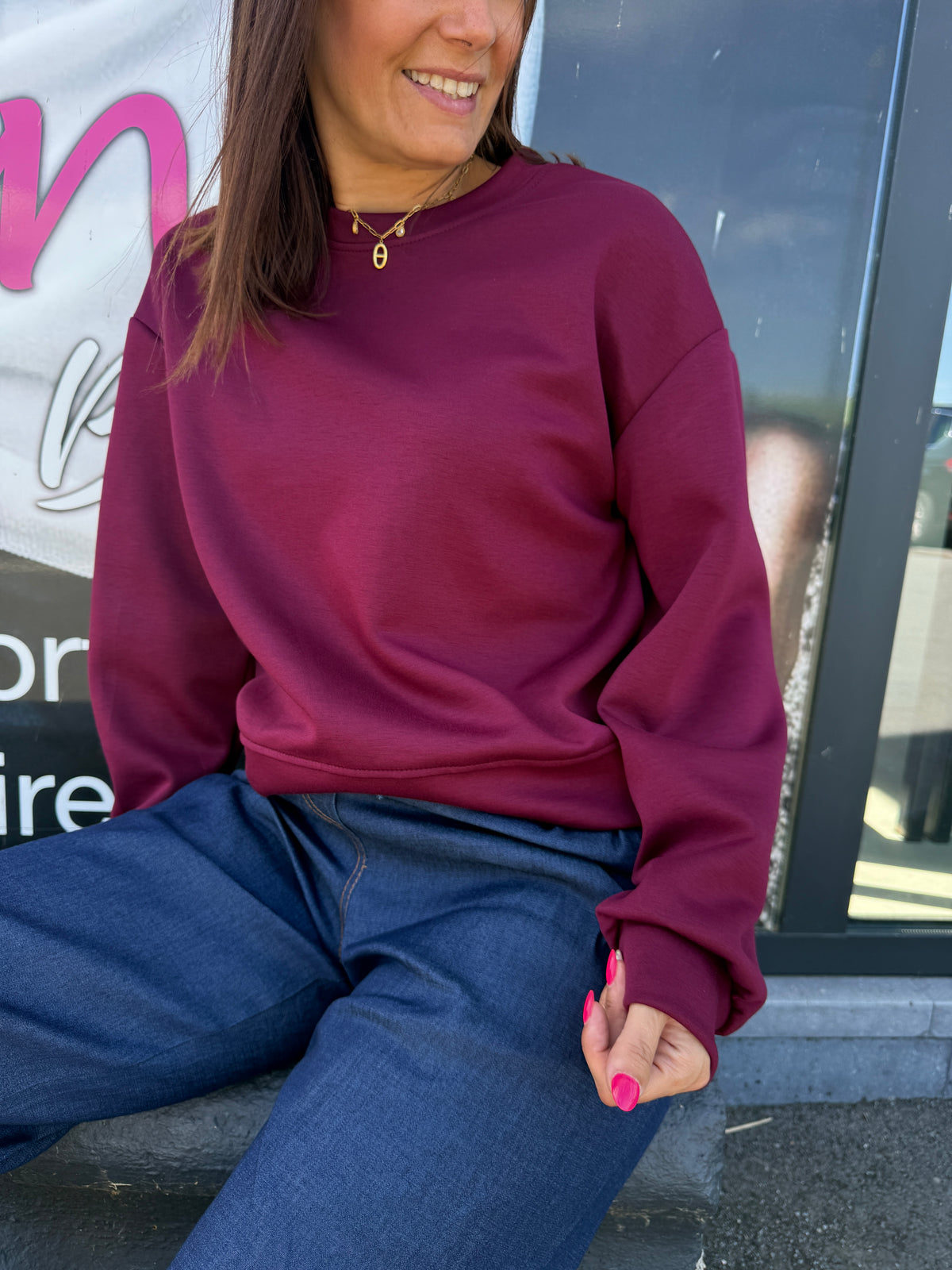 Sweat Brenda Bordeaux