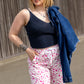 Top Erynn Bleu Marine