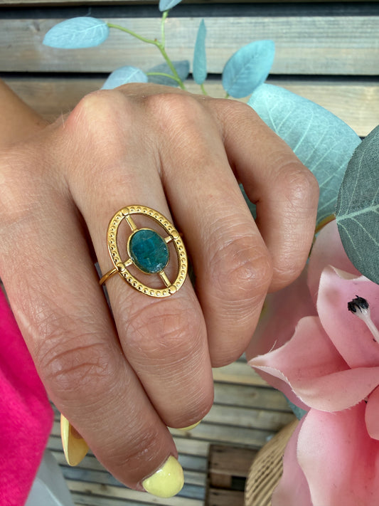 Bague Aventurine Nicole Cavallaro