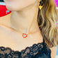 Collier Maia rouge