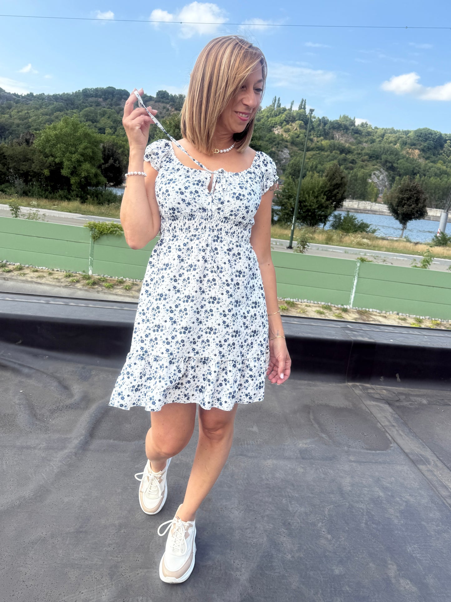 Robe Juliana bleue