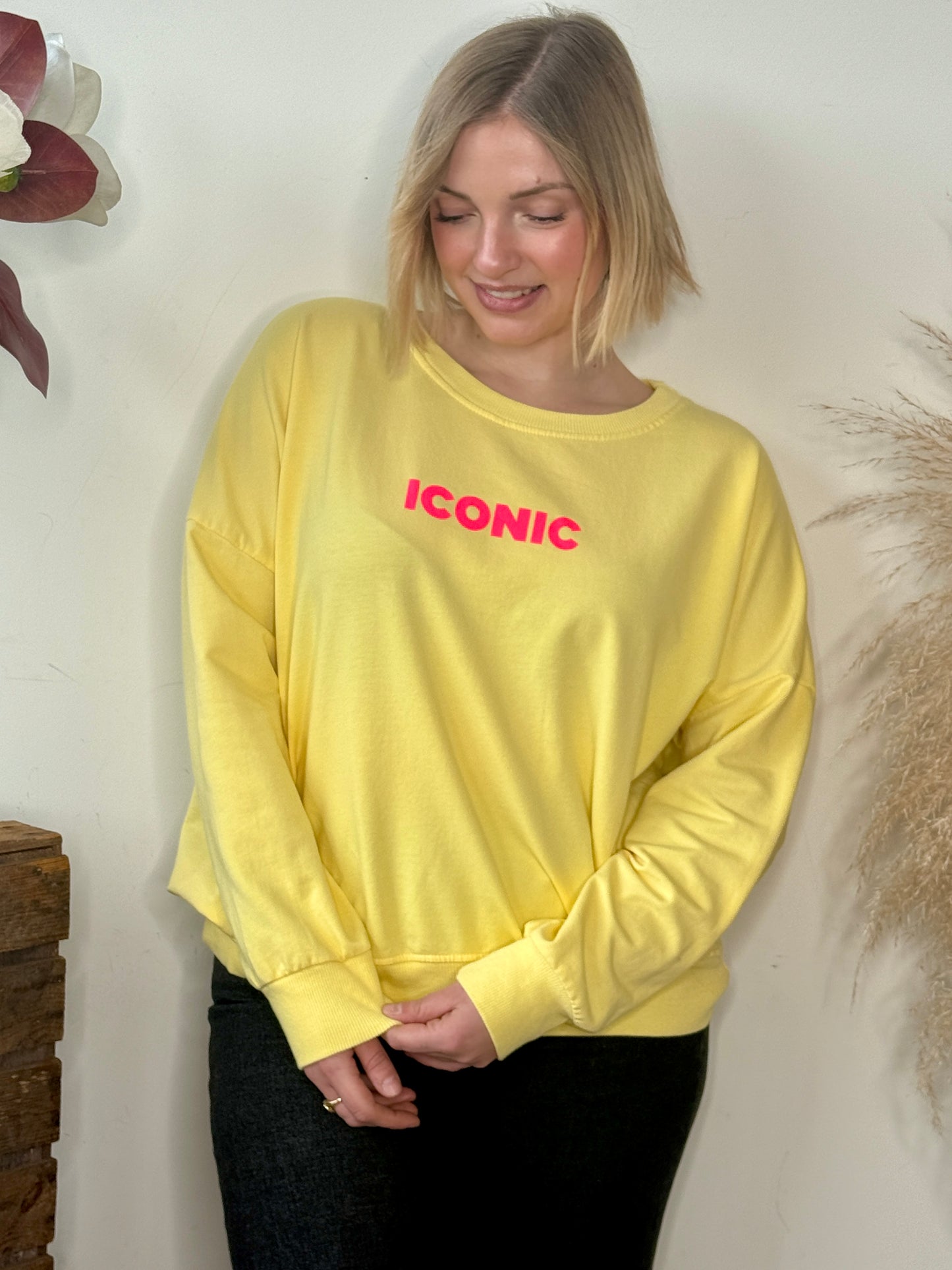 Sweat Iconic jaune