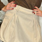 Jupe short Nina beige