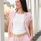 Blazer Ithaque rose