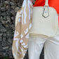 Foulard Zébra beige