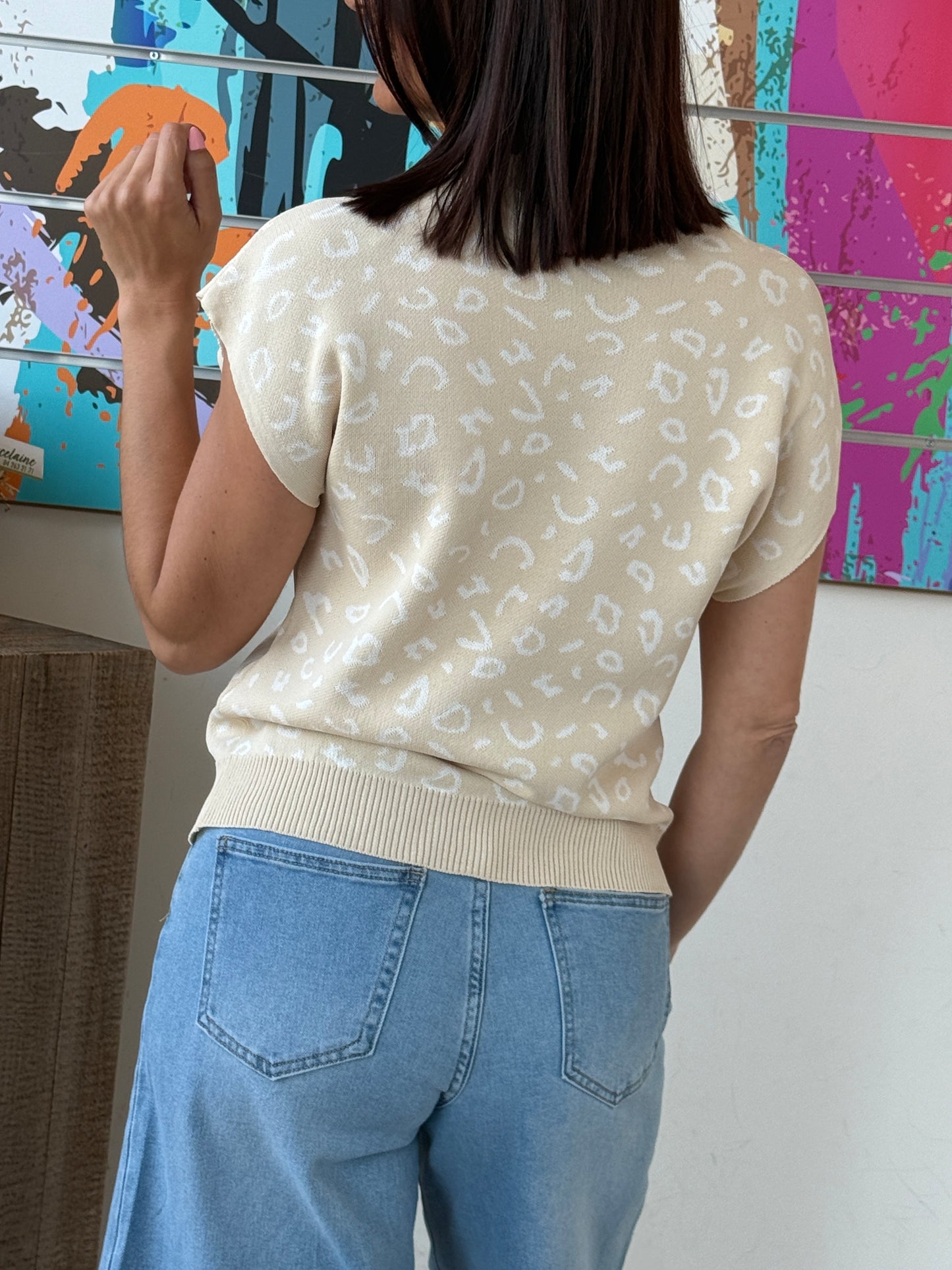 Pull Léo Ecru