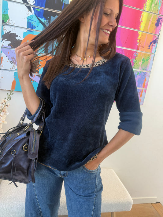 Pull Mya bleu marine