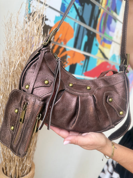 Sac Mahaut marron glacé