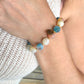 Bracelet Agate color "Nicole Cavallaro"