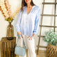 Blouse Sonia bleu ciel
