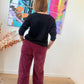 Pantalon Isaac bordeaux