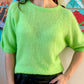 Pull Lali vert pomme