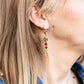 Boucle d’oreille Nicole Cavallaro fleur