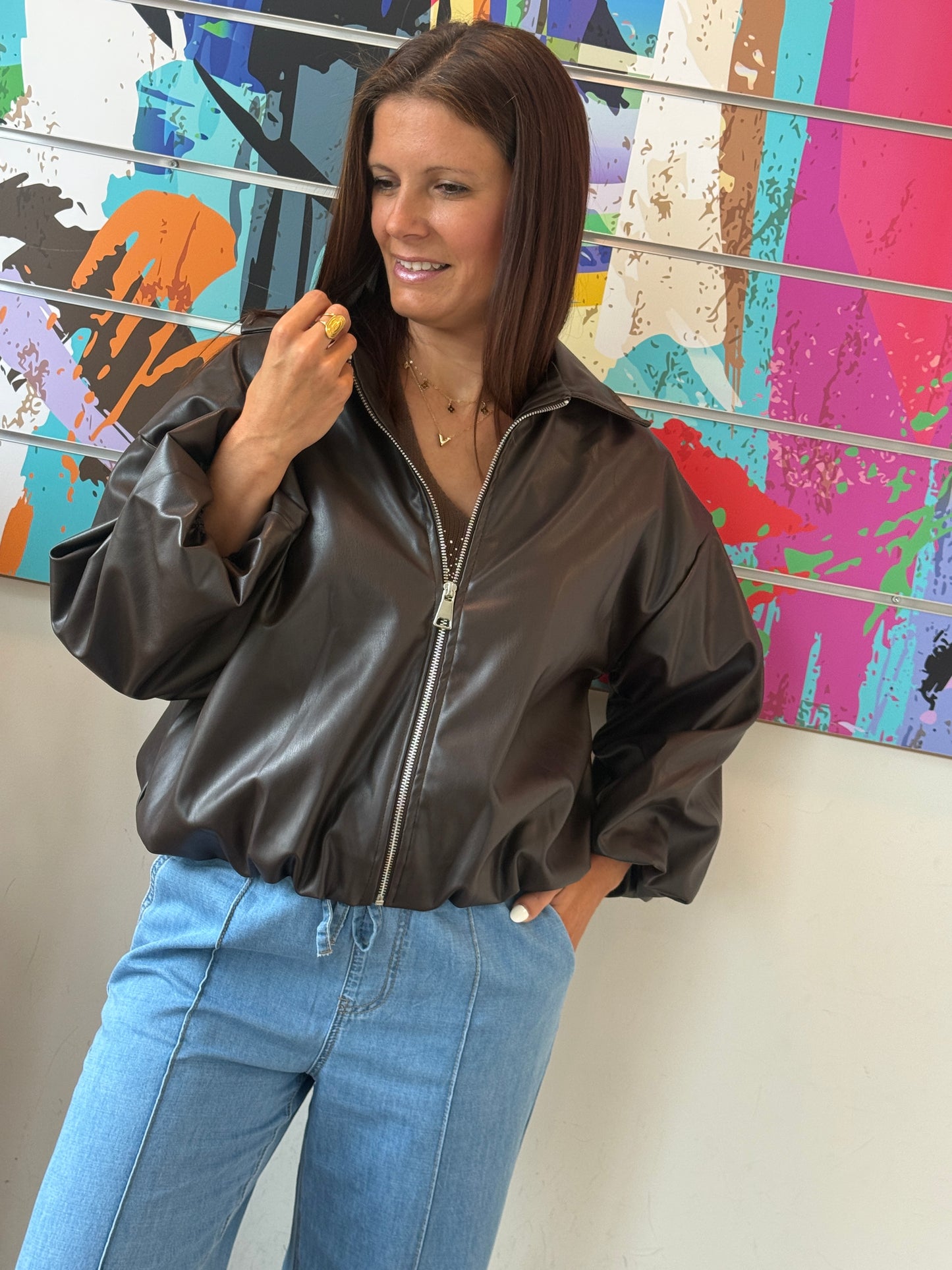 Veste Stéphanie chocolat