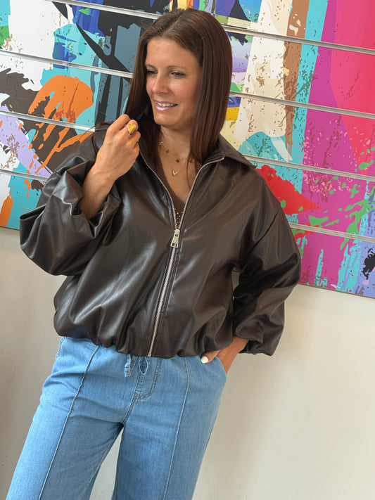 Veste Stéphanie chocolat